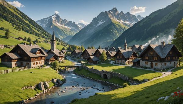 Histoire et traditions des vallees alpines