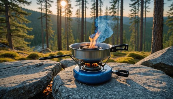 Rechaud portable gaz autonomie cuisine bivouac